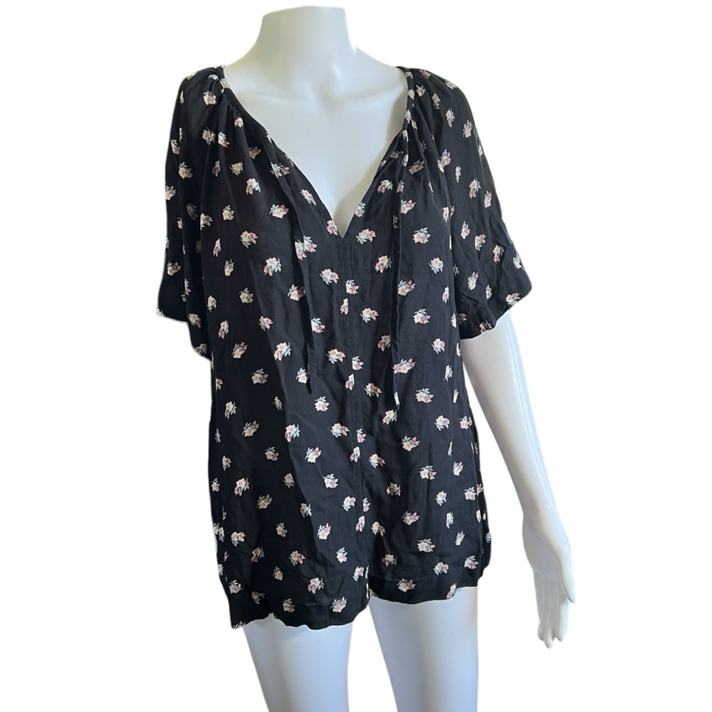 GAP - Womens Oversized Floral Blouse Sz. LG/XL